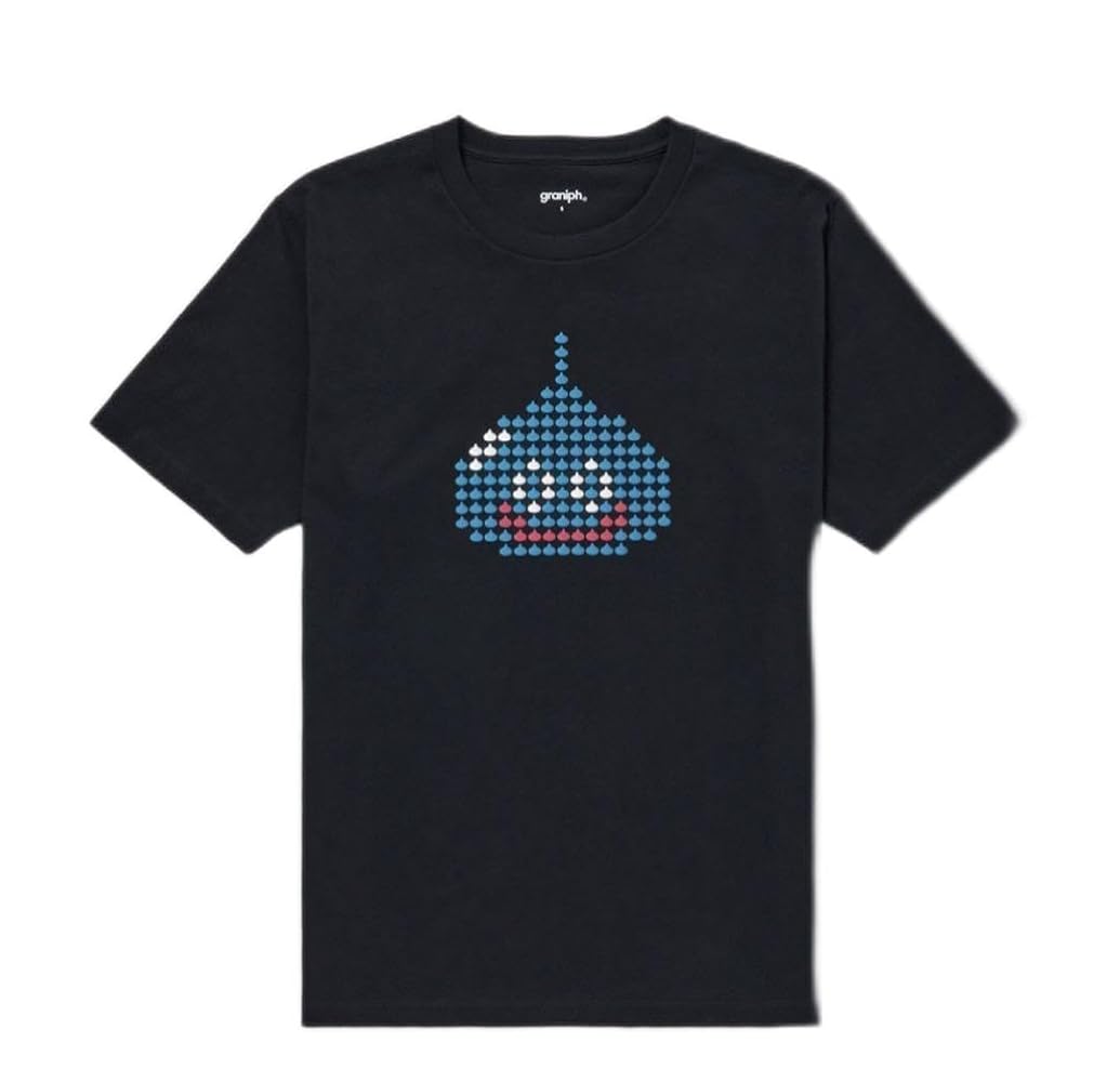 Design Tshirts Store graniph - XLサイズ 　ドラクエ　Tシャツ　スライムドット　グラニフ Amazon | グラニフ ドラク工 DQ+g Tシャツ スライムドット